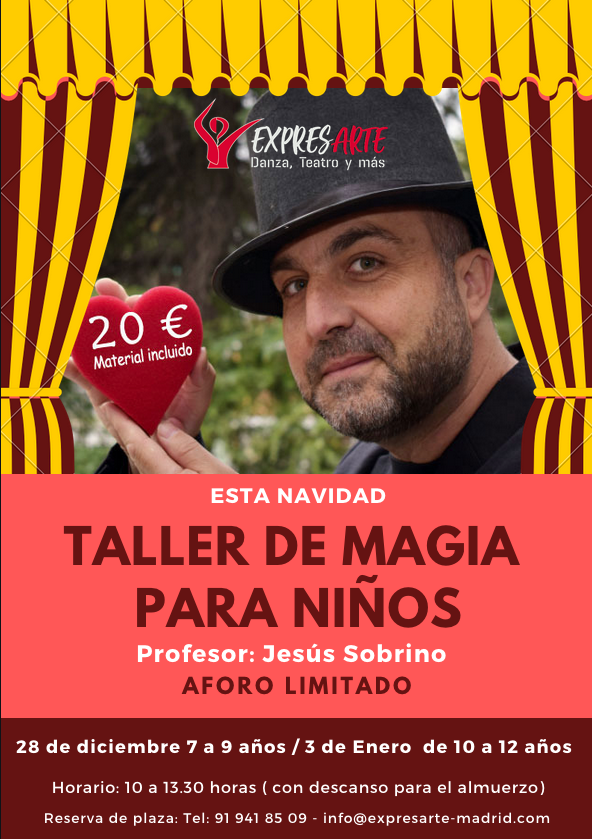 taller de magia para niños