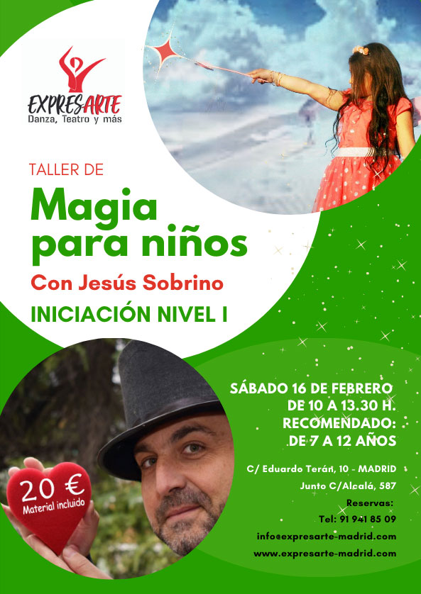 taller de magia para niños en Madrid